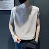 Camiseta sin mangas de alta gama para hombre, moda de verano, marca Pu Shuai, chaleco waffle casual, nuevo chaleco chaleco 2023