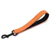 Correa reflectante para perros transfronteriza para perros medianos y grandes, correa corta acolchada de color sólido, correa para pasear perros mascota, retráctil