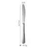 Venta al por mayor transfronteriza 1010 acero inoxidable cuchara cuchillo y tenedor juego de vajilla engrosado hotel postre cuchara de café LOGOTIPO