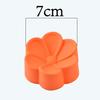 Forma Criativa de Silicone para Bolo com Rosa Colorida, Forminha para Muffin, Pudim, Gelatina, Sabonete