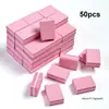 Mini Lixa de Unha Quadrada Pequena Esponja Quadrada Pequena Polimento e Modelagem Dupla Face Tira de Esfregar Manicure Quadrada Pequena Atacado