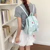 Mochila Estrela Doce para Meninas e Mulheres 2026 Nova Moda Bolsa Escolar para Estudantes Mochila de Nylon Leve para o Verão