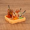 Miniaturas Juguetes Adornos Verano Hielo Limonada Americana Coche Accesorios Casa de Muñecas Ob11 Resina Bebidas en Miniatura