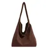 Bolso Tote Retro Transfronterizo para Commuter para Mujer 2025 Otoño Nuevo Casual Versátil Alta Calidad Bolso de Hombro Único