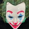 Nueva Máscara de Piel Batman Tema de Película Máscara Halloween Payaso Bromas Máscara de Payaso de Pelo Verde
