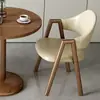 Mesa de Comedor y Sillas de Lujo Ligero Combinación Apartamento Pequeño Tienda de Té con Leche Cafetería Apartamento Hotel Balcón Ocio Recepción Mesa Cuadrada Pequeña