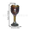 Decorações de Resina Transfronteiriças Taça de Aço Inoxidável 3D Bar Decoração de Casa Enfeites Artesanato 7 Dias Sem Perguntas