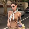 ¡¡¡Súper hermosa!!! Pañuelo Cuadrado Pequeño Delgado Estilo Coreano Pañuelo de Seda Pañuelo para Camisa de Mujer Pañuelo Delgado Accesorios de Alta Gama Cinta Nuevo Estilo