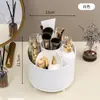 Balde Organizador de Mesa Rotativo 360° de Luxo Leve Transfronteiriço Rack Grande Capacidade Caixa de Armazenamento para Cosméticos e Diversos
