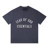 Essentials Hhh Marca Tendência Estilo Americano Verão Estampa de Letra Solta Casual Manga Curta Camiseta para Homens e Mulheres Ins