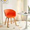 Silla de comedor moderna estilo minimalista nórdico, silla de ocio de moda para el hogar, silla de oficina de lujo ligero, adecuada para discusiones, cafeterías de té de leche y hoteles