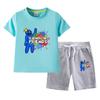 Traje de Verano para Niños Rainbow Friends 2023 Nuevo Conjunto Casual de Dos Piezas para Niños de Manga Corta y Pantalón Corto Delgado