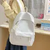 Mochila con Estampado de Estrellas para Mujer, Bolso Escolar de Diseño de Nicho, Mochila Grande de Capacidad para Viajes Diarios, Mochila Sencilla Estilo Bosque con Cierre de Cordón