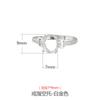 Anillo de Plata Esterlina S925 Montura Vacía para Hombres y Mujeres Diseño Japonés y Coreano Simple de Lujo Accesible Incrustado con Jade Cera de Abejas Montura para Anillo Montura Vacía
