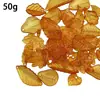 Paquete de materiales para accesorios de pendientes DIY, accesorio para el cabello de estilo antiguo, colgante de hoja con efecto plateado de color, acrílico naranja aleatorio de 50g