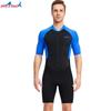 Traje de Neopreno Nuevo para Pareja Traje de Baño de una Pieza Protección Solar Manga Corta Shorts 1.5mm Snorkel Surf Traje de Neopreno Cálido