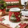 Produto novo criativo transfronteiriço: Decorações de Natal, Capas para Copos de Natal, Kit de Costura DIY, Decorações Festivas para Festas e Presentes