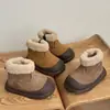 Nuevas Botas de Nieve para Niños 2025, Zapatos de Algodón para Niños, Zapatos Calientes para Niños, Zapatos de Invierno para Bebés, Botas de Algodón para Niñas