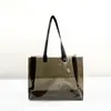 Fabricante Bolso de Mano de PVC Bolsa Impermeable Bolsa Transparente de Regalo Bolso de Hombro Bolso de Gelatina para Mujer Gran Capacidad Bolsa para Ropa