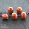 Pulsera de cuentas de cerámica de forma especial estilo retro accesorios cuentas ovaladas pequeñas cuentas sueltas hechas a mano pulsera accesorios diy venta al por mayor