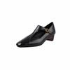 Sapatos Mary Jane Femininos Estilo Retrô Francês de Couro de Ovelha de Primeira Camada Salto Gatinho Outono 2025 Salto Médio Grosso Bico Quadrado Couro Genuíno Completo