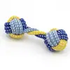 Brinquedo de Corda de Algodão Resistente a Mastigação para Cachorros, Brinquedos para Cães de Porte Pequeno e Médio, Brinquedo de Nó de Corda, Conjunto de Frisbee Suprimentos para Animais de Estimação
