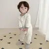 Mameluco para bebé para todas las estaciones, mameluco sin costuras de manga larga Clase A, ropa para el hogar
