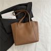 Roupa de Trabalho Casual e Moderna Retrô de Grande Capacidade Simples 2025 Verão Novo Cor Pura Bolsa Transversal de Ombro Único Tote para Mulheres