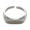 Lan Zhi Baño de Oro Real Anillo Abierto de Metal Simple Nicho Estilo Frío Ins Herraje Personalizado Anillo para Chica
