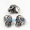 Acero de titanio acero inoxidable Joyería popular europea y americana Accesorios calavera ósea enmascarada/cabeza de león Accesorios de cuerda de cuero