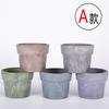 Imitación arcilla lavabo internacional verde plantación piso balcón color terracota maceta de plástico grande maceta de escritorio suministro directo de fábrica