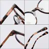 Nuevas Gafas de Marco Redondo TR90 Gafas Simples Anti-Luz Azul para Mujer Versátiles para Rostro al Natural de Moda Tendencia Almohadillas Nasales tipo Copa de Vino Venta al por Mayor