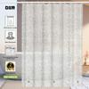 Cortina de ducha de peva translúcida, gruesa, impermeable y a prueba de moho, para baño, especial, sin perforaciones, para comercio exterior transfronterizo