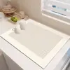 Tapete Drenante para Pia de Cozinha Transfronteiriço Tapete Drenante de Lama Diatomácea para Restaurante Tapete Absorvente para Bancada de Mesa de Jantar Estilo Japonês Jogo Americano Isolante Venda por Atacado