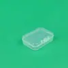 Caixa Plástica Transparente Retangular Protetores Auriculares Papelaria Anzol de Pesca Caixa Organizadora Contas de Arroz Acessórios de Joias Caixa de Armazenamento Transparente