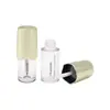 Tubo de brillo labial transparente de 2,5 ml personalizado, tubo vacío de plástico, tubo redondo de aceite labial, tubo de esmalte labial, material de embalaje.