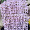 Ágata Ojo de Tigre de 8 mm Lapislázuli Cristal Rosa Cuatro Hojas Facetado Cuentas Sueltas Pasador de Pelo DIY Accesorio para el Cabello Pulsera Collar Cuentas