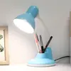 Lámpara de escritorio para protección ocular para estudiar, base enchufable para dormitorio, lámpara de escritorio para estudiantes y niños, luz sin parpadeo