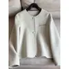 2026 Nuevo Modelo Mezcla de Lana Cuello Redondo Corto Juvenil Abrigo de Lana Doble Cara Wholesale B5GD25077