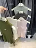 Su una talla dulce otoño estilo simple versátil corte ajustado multicolor para capas micro cuello alto sin mangas chaleco de punto 66986