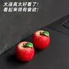 Novo Estilo Seguro Maçã Fruta Simulação Decoração de Carro Ornamento Fofo para Decoração de Painel de Carro Acessório para Pendurar