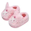 Novos Sapatos de Algodão Infantis Outono/Inverno 2026 para Meninas, Sapatos Fofos de Desenho Animado Confortáveis e Quentes com Forro de Pelúcia, Sapatos de Algodão para Meninos
