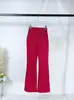 Pantalones de Yoga Uarun de Cintura Alta Levanta Glúteos, Ropa Exterior para Deporte, Efecto Adelgazante, Entrenamiento de Baile, Ropa Deportiva Desnuda, Fitness, Ligeramente Acampanados
