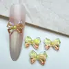 2025 Nova Resina Colorida Aurora Laço DIY Arte de Unhas Joias Acessórios Capa de Celular Adorno de Cabeça Unhas Vestíveis