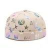 Sombrero de verano para hombre sombrero de melón de cuero sombrero principal de piso sombrero coreano de calle hipster hip hop sombrero sin ala yuppie moda sombrero de piso