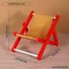 Nuevo Soporte para Teléfono Móvil Objetos Lindos Plegable de Playa Silla Pequeña Soporte para Teléfono Móvil Soporte para Transmisión en Vivo Adornos de Escritorio