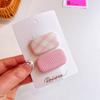 Pinza para el Cabello Geométrica de Tela Simple Estilo Coreano para Niños Cuadrada a Cuadros Pinza BB Linda Niña Bebé Pinza para Cabello Suelto Pinza para el Cabello