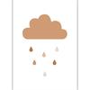 Cuadro colgante de animales de dibujos animados de estilo nórdico, superventas en AliExpress, con arcoíris inspirador en inglés, para habitación infantil, pintura decorativa.