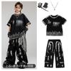 Roupas Hip-Hop Modernas para Crianças, Roupas Infantis, Roupas Legais para Crianças, Bateria Infantil para Meninos, Roupas de Performance Hip Hop, Conjuntos de Hip Hop para Meninas