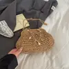 Bolsas de Paja Tejida de Moda y Tendencia para Mujer, Nuevos Bolsos de Hombro con Cadena Populares de Alta Venta 2026, Bolsos Cruzados Tejidos de Playa